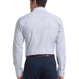 Park Avenue Blue Slim Fit Printed Shirt image 2