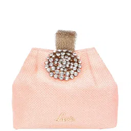 Lavie Pink Jute Potli image 1