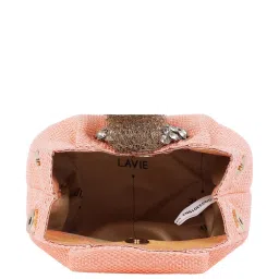 Lavie Pink Jute Potli image 4