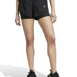 Adidas Black Regular Fit Sports Shorts-picture-46