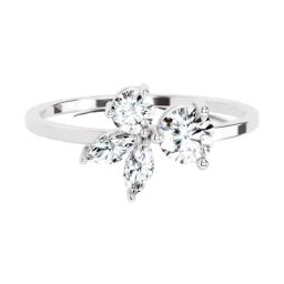 Sparkles Lab Grown Diamond 14k (585) White Gold Ring for Women-picture-6