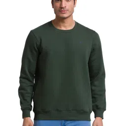 Parx Green Regular Fit Sweatshirts image 1