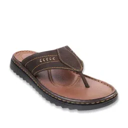 Metro Men's Brown Thong Sandals-image-47