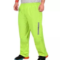 Allextreme Polyester Febric Neon Green Riding Pant Rain Cover Neon Green for Men's Size M for Men's, EX-RCP-NG-M-picture-48
