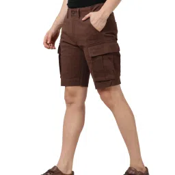 Levi's Brown Cotton Regular Fit Cargo Shorts image 3