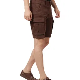 Levi's Brown Cotton Regular Fit Cargo Shorts image 4