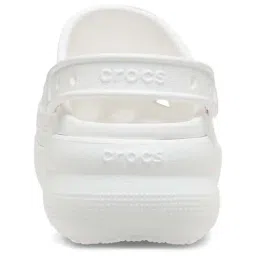 Crocs Kid's Classic White Back strap Clogs image 5