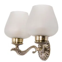 Fos Lighting Antique Brass Allure Small Double Wall Sconce (Bulb not included) - Set of 1 image 5