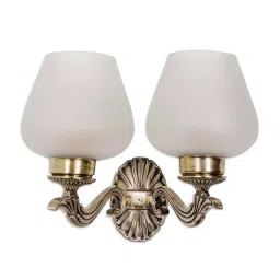 Fos Lighting Antique Brass Allure Small Double Wall Sconce (Bulb not included) - Set of 1 image 3