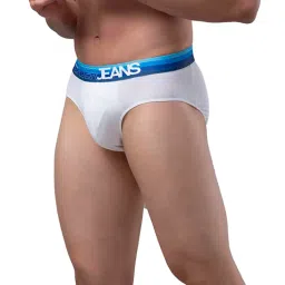 UnderJeans by Spykar White Regular Fit Briefs image 3
