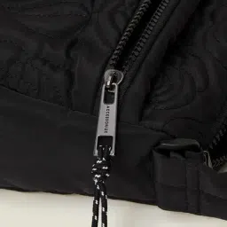 Accessorize London Black Textured Camera Cross Body Bag image 5