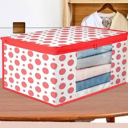 AMAK INC Red Fabric Multi-Utility Wardrobe Organisers image 3