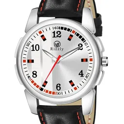 Septem Men White Dial & Black Leather Straps Analogue Watch SP-216-White-Septem-picture-13