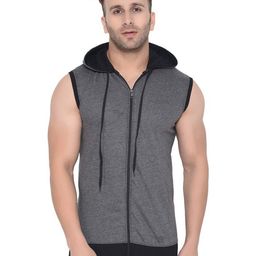 BEYOU FASHION Men Hooded Pockets Slim Fit T-shirt-picture-26