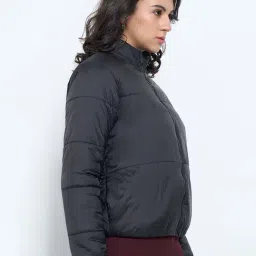 Honey By Pantaloons Jet Black Regular Fit Jacket image 4