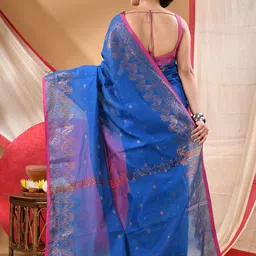 TANTLOOM Silk Cotton Handloom Saree image 3