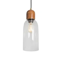 Fos Lighting Brown & White Hanging Light image 5