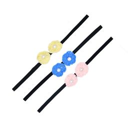FUNKRAFTS Girls Beige & Blue Set of 3 Ponytail Holders-picture-42