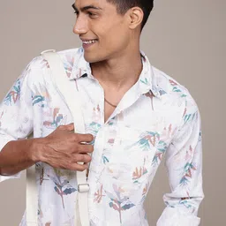 WROGN Floral Printed Opaque Casual Shirt-picture-36