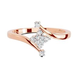 Sparkles Lab Grown Diamond 14k (585) Rose Gold Ring for Women-picture-48