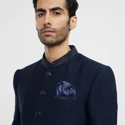 Twamev Men Self Design Single-Breasted 3-Piece Suit image 5