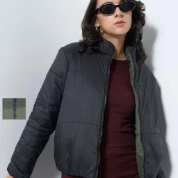 Honey By Pantaloons Jet Black Regular Fit Jacket image 5