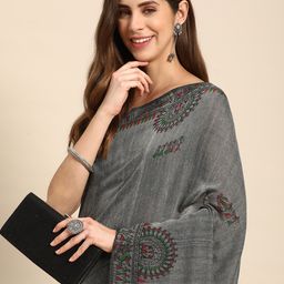 DESH BIDESH Warli Pure Cotton Taant Saree-picture-41