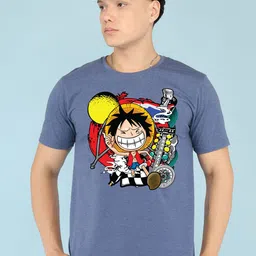 BRAWNY BATTLER Graphic Printed Round-Neck Pure Cotton Regular Fit T-shirt-picture-17