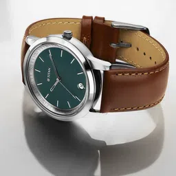Titan Men Round Dial & Leather Straps Analogue Watch 1806SL12-picture-4