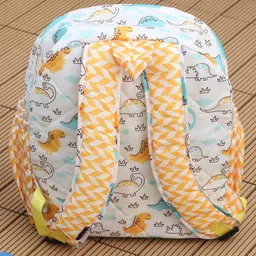 Rosada Dinosaur Printed Backpack for Kids With Matching Keychain hanging, Waterproof Trendy and Spacious Kids Backpack, Stylish Bag for Kids - Large(13 Inches) image 4