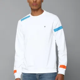 Allen Solly Jeans White Regular Fit Printed Sweatshirt image 1