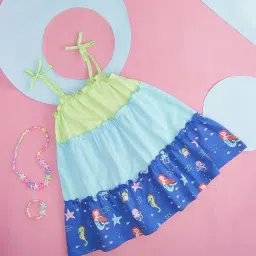 Pantaloons Baby Multicolor Cotton Printed Dress image 1