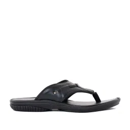 Khadim Men's Black Thong Sandals image 2
