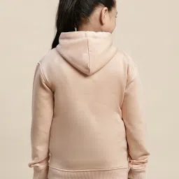 Kidsville Mickey & Friends Printed Pink Hoodie For Girls image 2