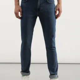 Lee Indigo Blue Cotton Skinny Fit Jeans image 1