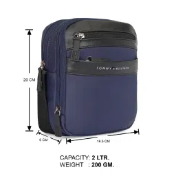 TOMMY HILFIGER Kokomo Navy Blue Solid Sling Handbag image 2