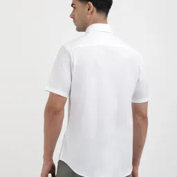 Calvin Klein White Cotton Slim Fit Shirt image 2