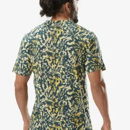 Domyos By Decathlon Yellow Slim Fit Printed Tank Tee image 2