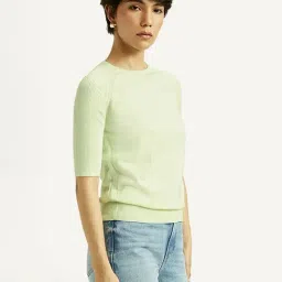 Levi's Light Green Regular Fit Tops image 3