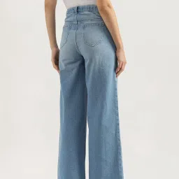 United Colors of Benetton Blue Solid Jeans image 2