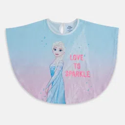 Pantaloons Junior Aqua Blue & Pink Embellished T-Shirt image 1