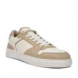 Aldo Men's White & Beige Casual Sneakers image 2