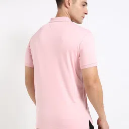 Tommy Hilfiger Shade Pink Cotton Regular Fit Polo T-Shirt image 2