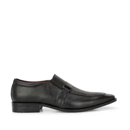 Alberto Torresi Men's Black Formal Loafers image 2