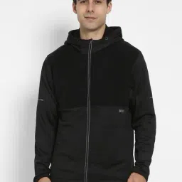 American Eagle Black Regular Fit Hooded Sweatshirt-picture-16