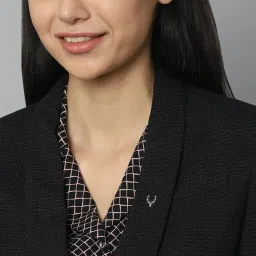 Allen Solly Black Regular Fit Blazer image 5