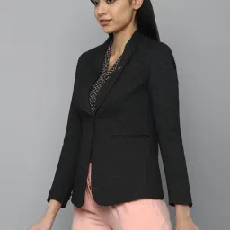 Allen Solly Black Regular Fit Blazer image 3