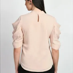 Exude Peach Plain Top image 2
