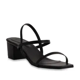 Eridani Women's Amaris Black Ankle Strap Sandals-picture-34