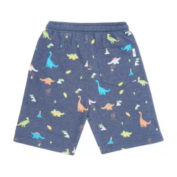lil tomatoes Li'l Tomatoes Boys Navy Cotton Printed Shorts image 2